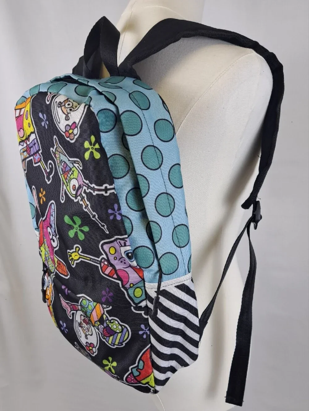 SpongeBob Square Pants x Romero Britto Pop Art Backpack Colorful